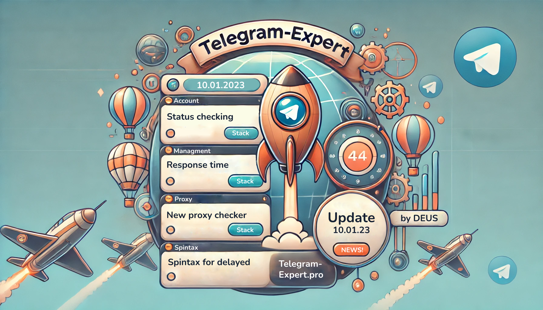 Содержание бновления telegram expert от 11.01.23